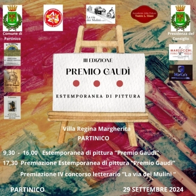 Terza edizione del “Premio Gaudì” a Partinico, il direttore artistico del “Centro d’arte Raffaello” Sabrina Di Gesaro alla guida della giuria dell’estemporanea di pittura