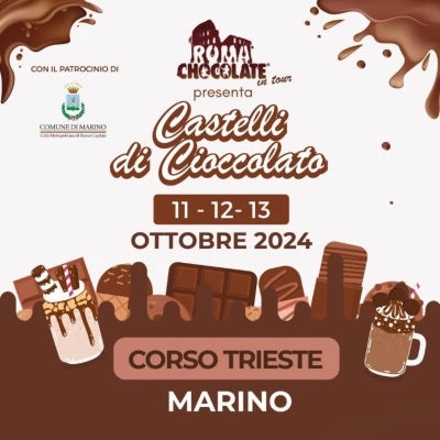 MARINO NEL FINE SETTIMANA TORNA “CASTELLI DI CIOCCOLATO”