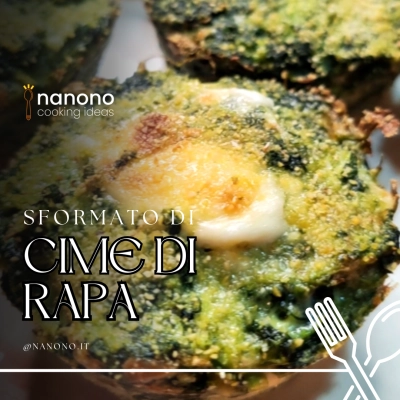 Sformato di cime di rapa e formaggio - nanono.it