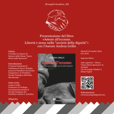 29 ottobre, a Scampia Gesuiti presentazione libro Andrea Grillo