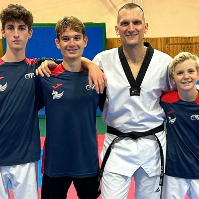 Il Centro Taekwondo Arezzo sul tatami del Dracula Open di Bucarest