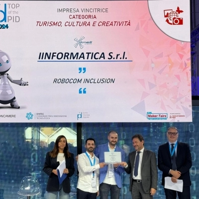 Robocom Inclusion, il sistema per la fruizione di contenuti culturali made in Basilicata vince il Top of the PID 2024 nella categoria Turismo