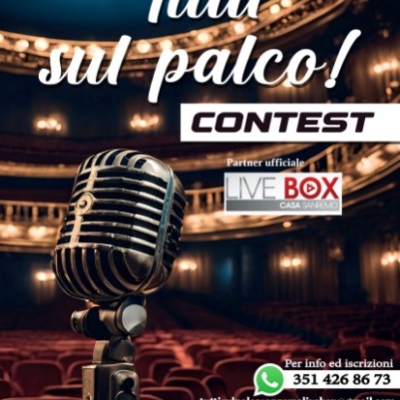 Un nuovo Contest TUTTI SUL PALCO per Casa Sanremo Live Box 2025