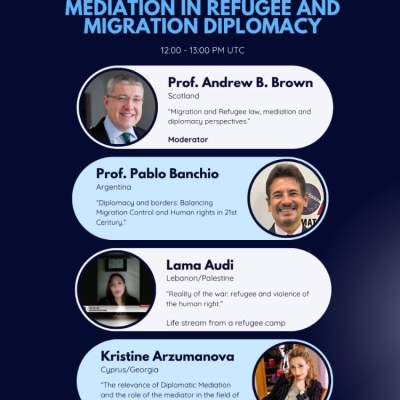 Il Prof. Pablo Banchio alla Conferenza Annuale Internazionale 2024 Mediation Diplomacy: “Il Futuro della Mediazione Diplomatica Internazionale – Sfide e Opportunità nelle Pratiche di Mediazione Globale”