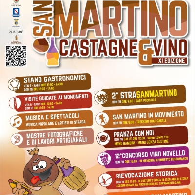 San Martino: castagne e vino