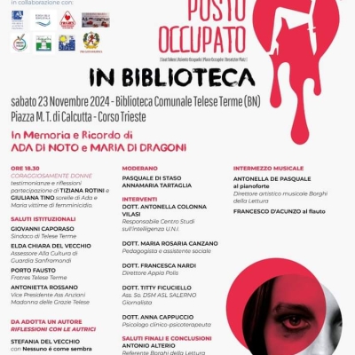 Convegno a Telese Terme il 23 novembre 