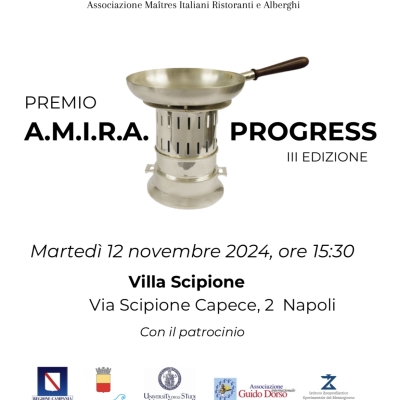 A Villa Scipione, la consegna dei Premi AMIRA Progress 2024