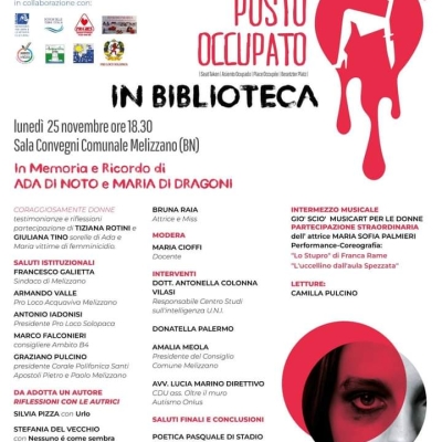 Convegno a Melizzano il 25 novembre 