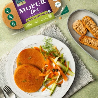 Arriva Mopur®One, il medaglione 100% vegetale che unisce ingredienti semplici, una lavorazione naturale e un profilo nutrizionale ricco di proteine e fibre