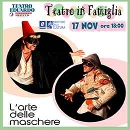 Per Teatro In Famiglia al Teatro Eduardo De Filippo di Arzano lo spettacolo sulla Commedia dell'Arte - domenica 17 novembre ore 18