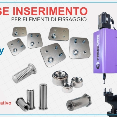 Fasteners - Inserti autoaggancianti per alluminio e acciaio