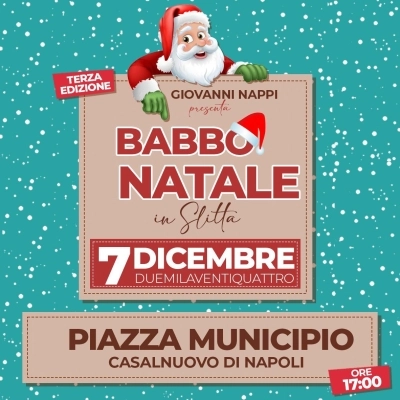 Casalnuovo di Napoli, al via l'evento «Babbo Natale al Parco»