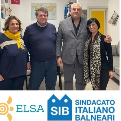 Siglato protocollo d'intesa tra l'Associazione Elsa e il Sindacato Italiano Balneari