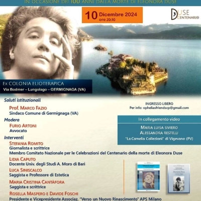 Duse Centenario, un evento sul Lago Maggiore in omaggio all'arte e alla memoria di Eleonora Duse