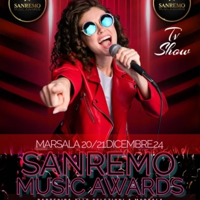 IL SANREMO MUSIC AWARDS REGISTRERA’ LA TERZA E QUARTA PUNTATA DEL PROGRAMMA TELEVISIVO AL TEATRO IMPERO DI MARSALA.