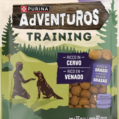 PURINA LANCIA ADVENTUROS TRAINING,  LA LINEA DI SNACK PER IL TRAINING QUOTIDIANO DEL CANE