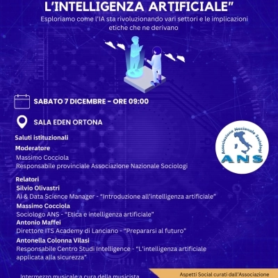 Conferenza sull'Intelligenza Artificiale ad Ortona