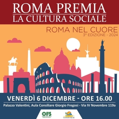 Roma nel Cuore: venerdì 6 Dicembre a Palazzo Valentini