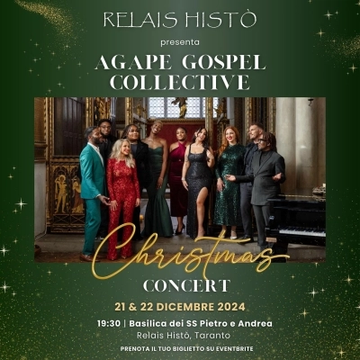 21 & 22 dicembre: Agape Gospel Collective al Relais Histò per l’unica tappa italiana