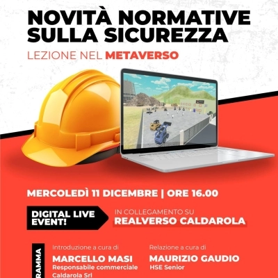 A lezione di sicurezza nel metaverso: Caldarola lancia evento informativo gratuito