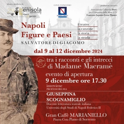 “Napoli. Figure e Paesi”: una mostra- experience dedicata a Di Giacomo. 