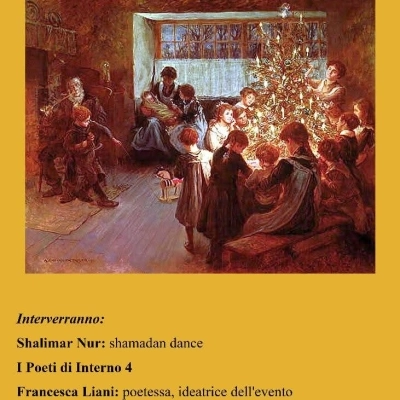 Serata di poesia a Roma il 23 dicembre 