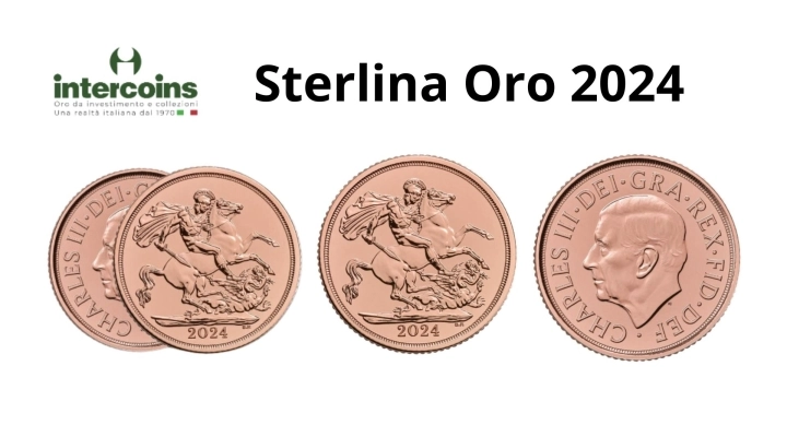 Lancio della Sterlina d'Oro 2024  con Effigie di Re Carlo III