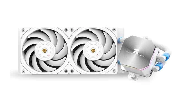 Thermalright Frozen Edge 240 White: Raffreddamento Liquido Top per CPU, Ventola PWM da 120mm