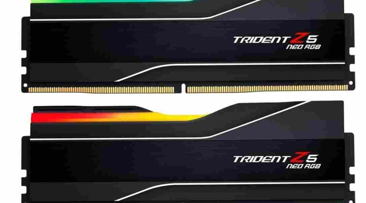 G.Skill Trident Z5 Neo RGB DDR5 RAM 32 GB: Prestazioni Eccezionali per Chipset AMD X670 e Ryzen Serie 7000