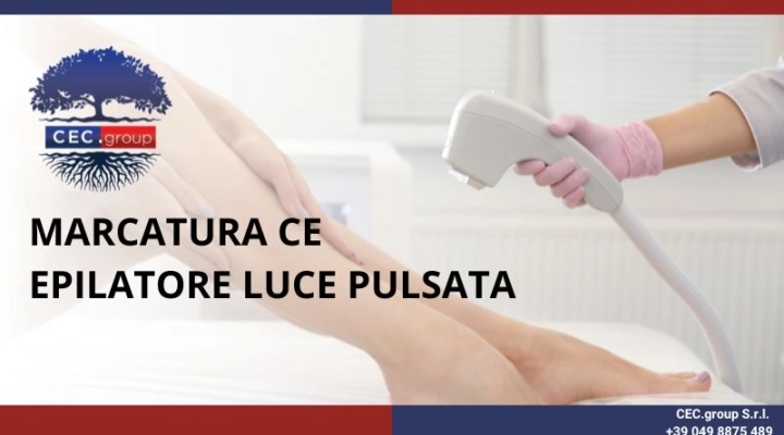 Marcatura CE epilatore luce pulsata