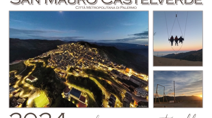 L’unicità del paese che cambia nel calendario 2024 del Comune di San Mauro Castelverde (Pa)