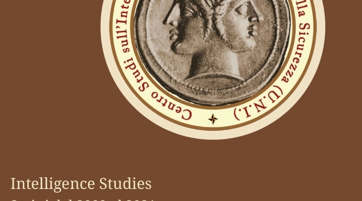 Nuovo saggio dell'editore Centro studi intelligence U.N.I. dal titolo Intelligence studies. Scritti dal 2009 al 2021. Intelligence, sicurezza, geopolitica e società. Quarto volume, nella Collana: “Studi di intelligence”,