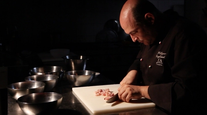 Cena di beneficenza di Chef Cogliandro per il Comune di Terranova Sappo Minulo