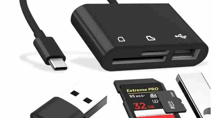 Lettore Schede SD USB-C Vinmooog: Connettività Rapida e Portabilità Estrema