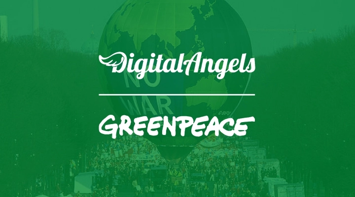 Digital Angels a supporto di Greenpeace  per un progetto digital multichannel