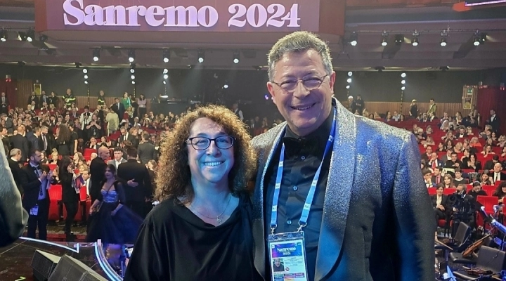  Vitaliano Gallo e Cristina Noris al  Festival di SanRemo 74° Edizione 2024