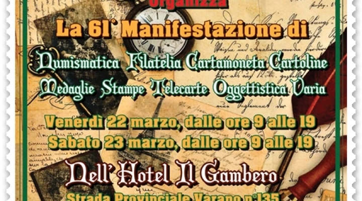 Collezionismo: Torna il 22 e 23 marzo 2024 il Memorial Correale