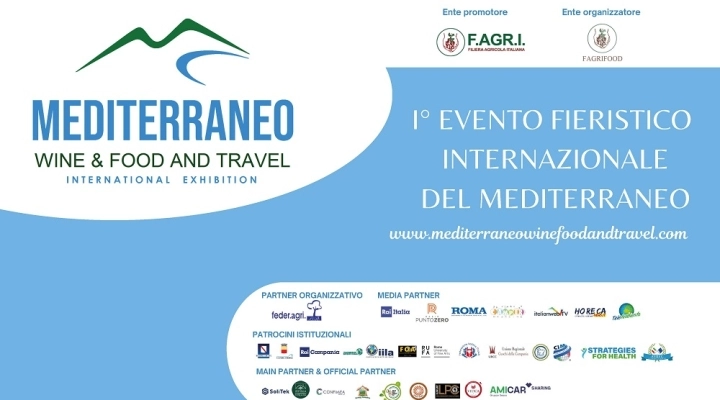 Dal 14 al 16 marzo “Mediterraneo wine, food and travel” alla Mostra d’Oltremare a Napoli