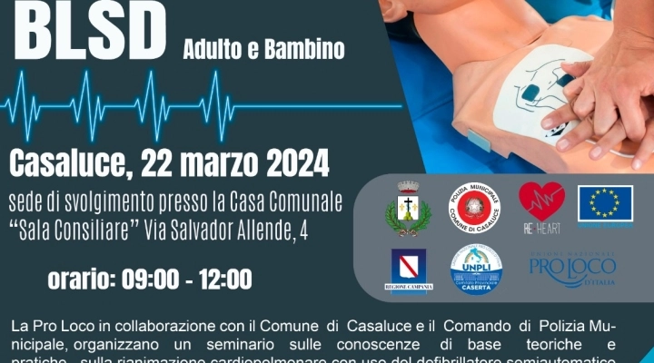 SEMINARIO BLSD A CASALUCE - VERSO UNA CITTÀ CARDIOPROTETTA