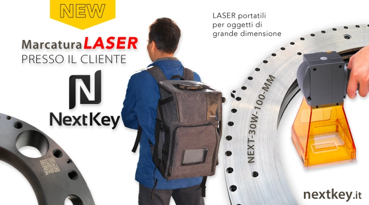 Marcatura laser conto terzi presso la sede del cliente