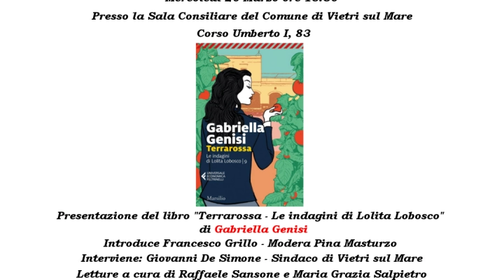 Gabriella Genisi autrice della serie “Le indagini di Lolita Lobosco” chiude la 6^ Edizione DiVini Libri Chiacchierata con l'Autore.