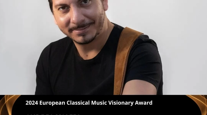 Andrea Valeri vince agli European Classical Visionary Music Awards 2024