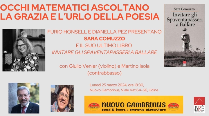 Presentazione del libro 'Invitare gli Spaventapasseri a Ballare' di Sara Comuzzo