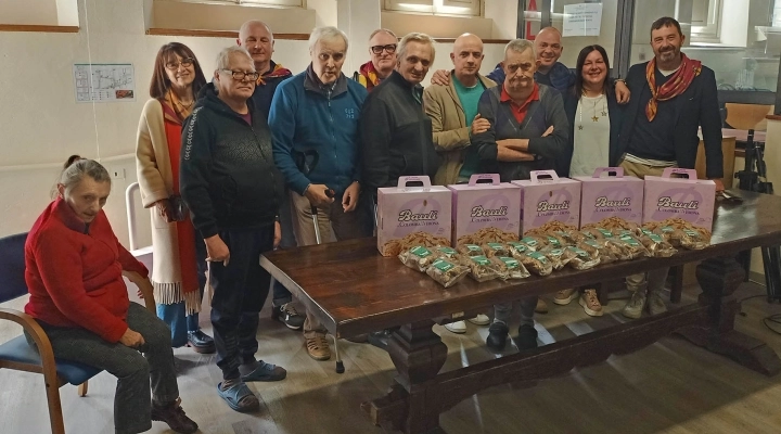 Una colomba per ogni ospite della Casa Pia in dono da Porta del Foro