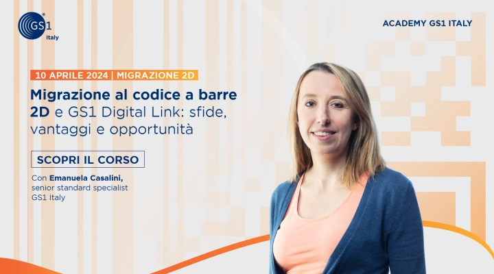 Il 10/4 i codici a barre del futuro nel webinar gratuito di GS1 Italy