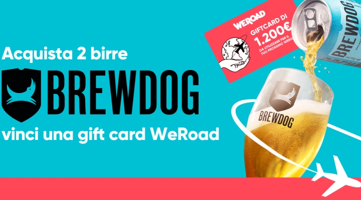 “VIAGGIA CON BREWDOG E WEROAD”: IL NUOVO CONCORSO DELLA BIRRA CRAFT SCOZZESE