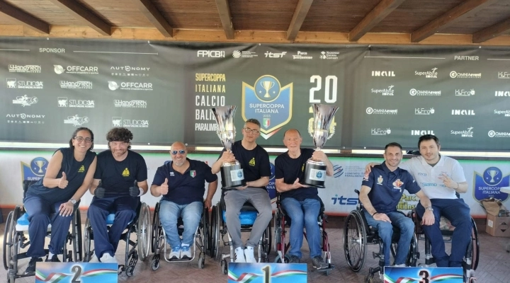 Gabutti e Bonvissuto vincono la Supercoppa Italiana di calcio balilla paralimpico