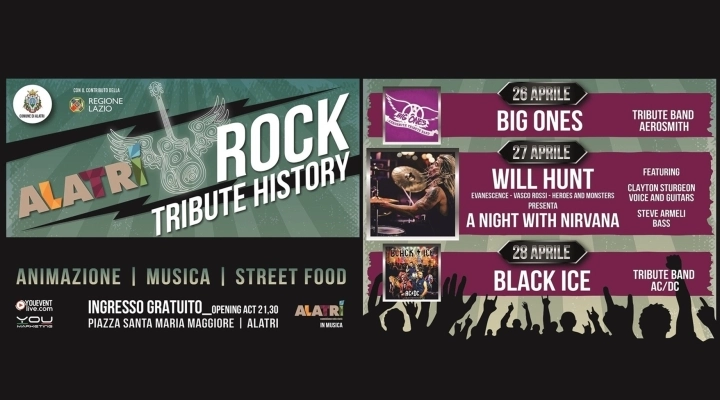 Alatri ospita il grande rock del Tribute History