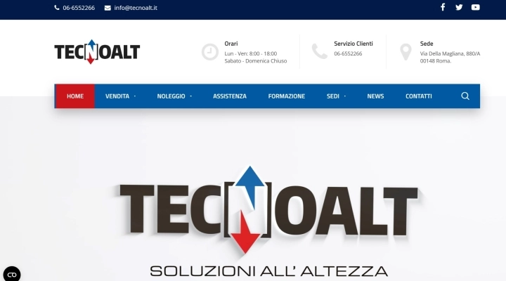 Tecnoalt è online con un sito tutto nuovo