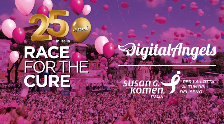 Komen Italia rinnova la collaborazione con Digital Angels per la promozione della Race for the Cure